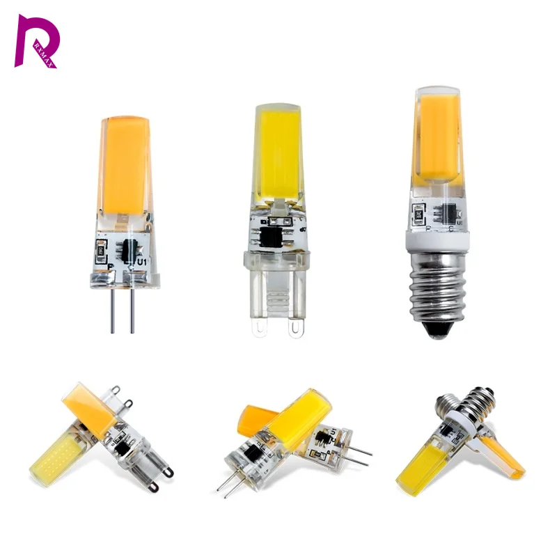1-8 Stück G4 LED-Glühbirne G9 3W 6W AC/DC 12V 220V LED-Lampe E14 COB Beleuchtung Strahler Lampen Kronleuchter Ersatz für Halogenlampen