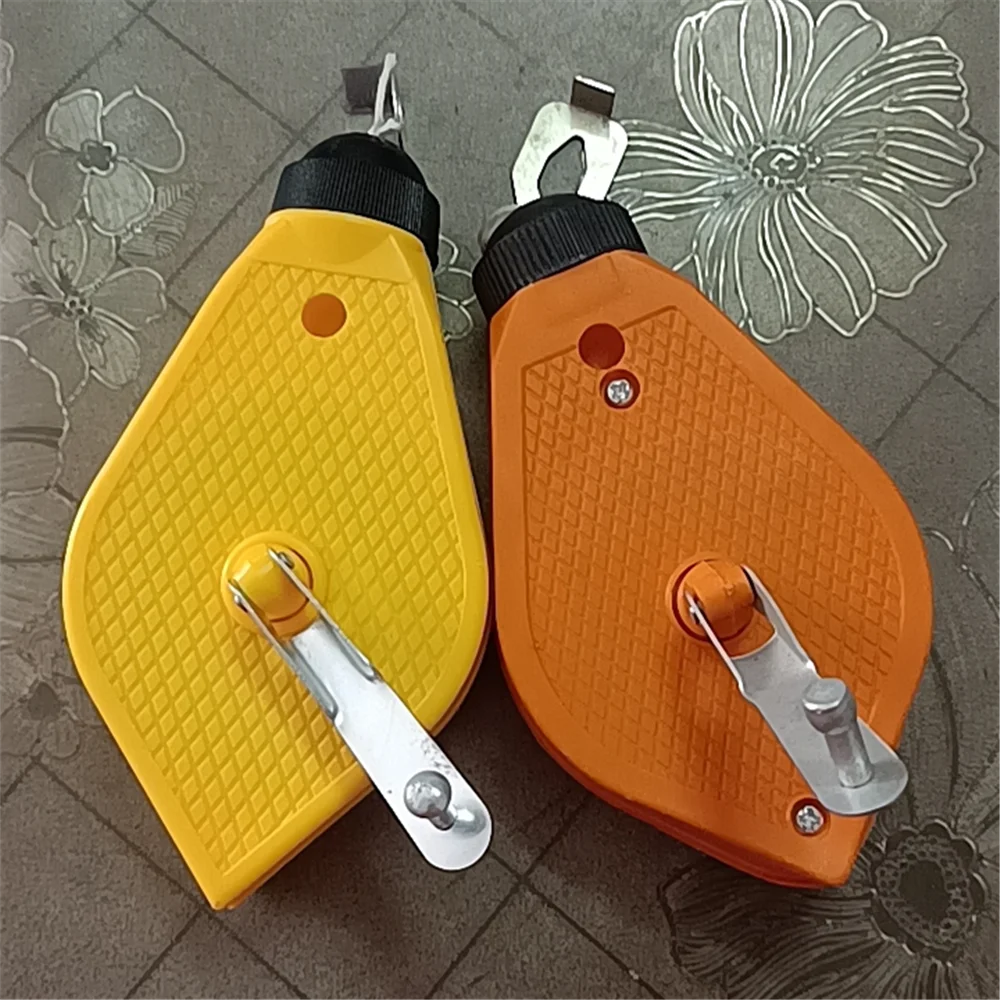 1Pc Farbe Nach Dem Zufall Senden Kunststoff Manuelle Trockenbau Kennzeichnung Ebene Standard Linie Reel Kreide Box Dekoration Holzbearbeitung Werkzeug Image