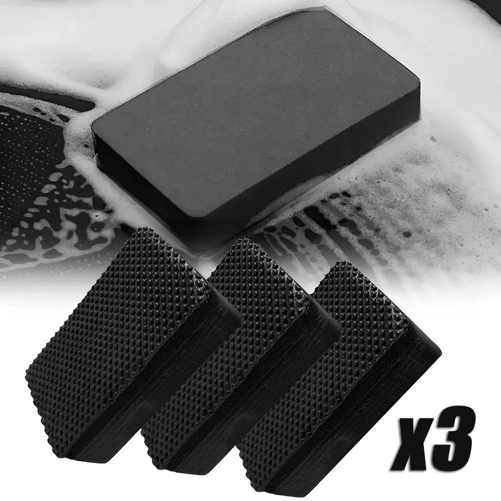 3Pcs Auto Ton Bar Pad Schwamm Block Reinigung Radiergummi Werkzeuge Auto Reinigung Werkzeuge Auto Polieren Wachs Schwamm Auto Detail pflege 9*6*2,5 cm Image