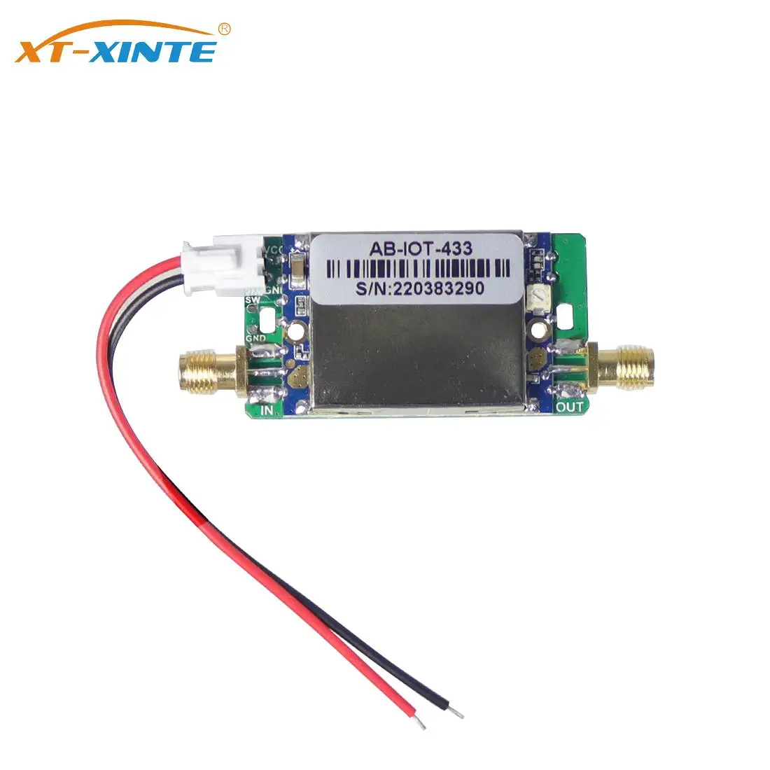 XT-XINTE 868 MHz/510 MHz/433 MHz Lora Signal Booster Senden Empfangen Zwei-Wege-Leistungsverstärker Signalverstärkung SMA-Modul Image