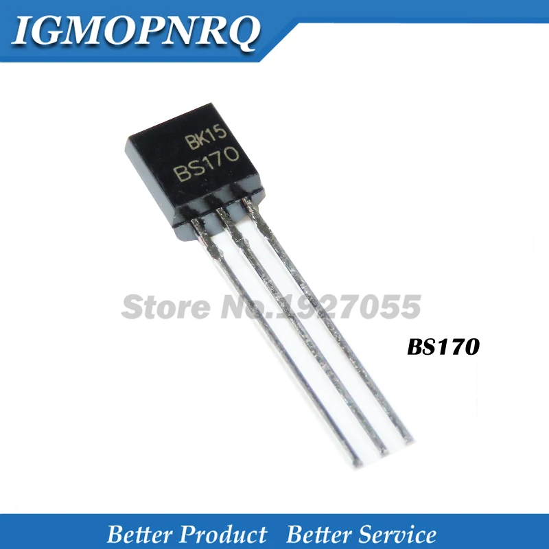 50 teile/los bs170 bis-92 s170 to92 mosfet N-CH 60v 500ma neu Image