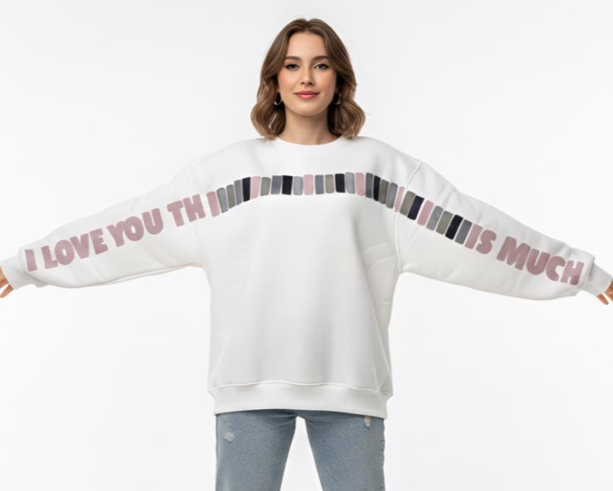 "Ti amo così tanto e Gesù ti ama ancora di più - Felpa cristiana - Regalo di Natale / Gesù ti ama / Maglietta d'amore / Felpa con cappuccio \"Ti amo\""
