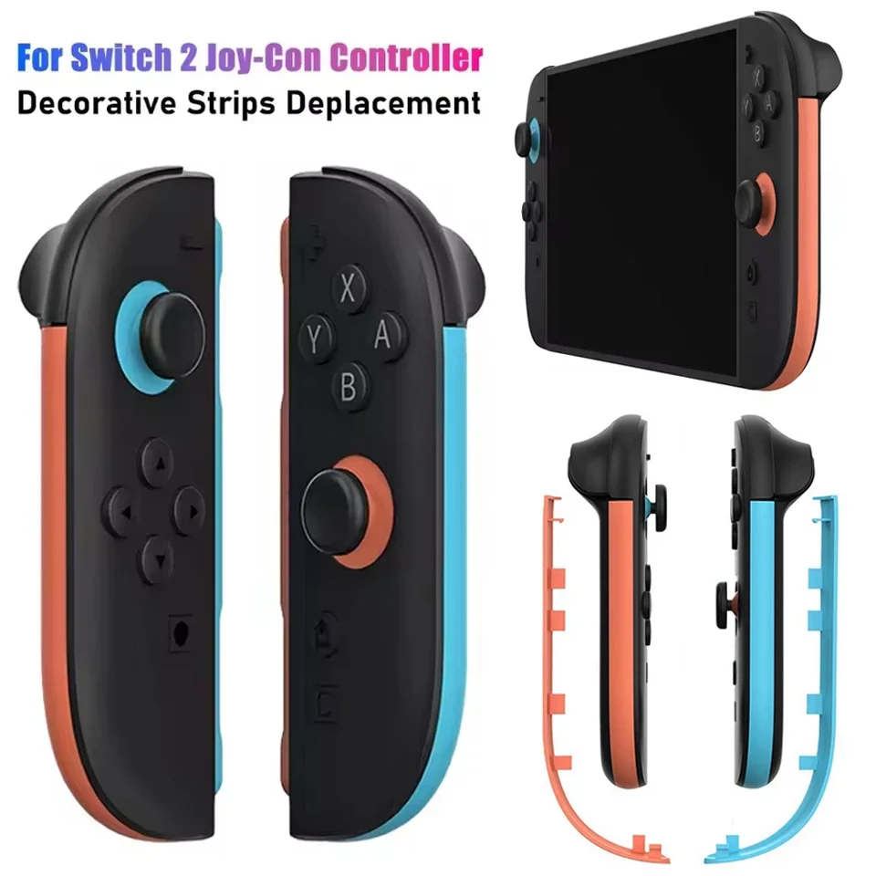Für NS Switch 2 Joycon Dekorative Streifen Fall für Switch 2 Controller Gamepad Gehäuse Shell Ersatz Abdeckung Zubehör Image