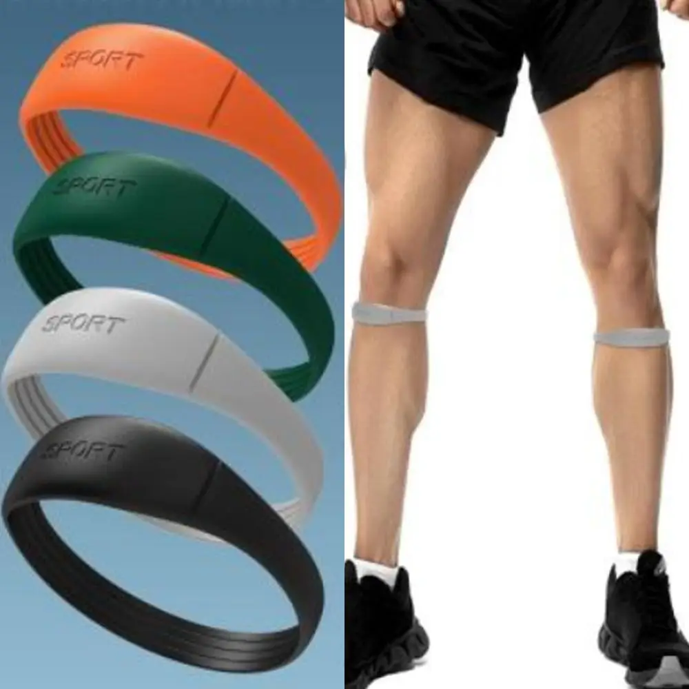 Silikon Patella Sehne Knie Unterstützung Riemen Hochelastische Flexible Patella Knie Schutz Stoßdämpfung Knie Pad Hülse Image
