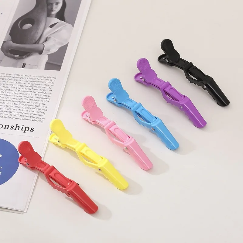 1-farbiges Trennwand-Styling-Clip-Set, geeignet für alle Jahreszeiten, mit starker Klemmkraft, langlebiges Material, Haarpflege und Styling Image