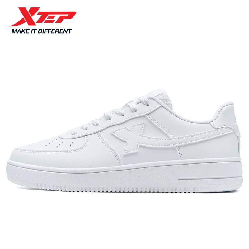 Xtep Skateboard-Schuhe für Herren, trendige Street-Style-Mode, niedrige Oberseite, dicke Sohle, Haltbarkeit, bequemer Jogging-Schuh 874119319851