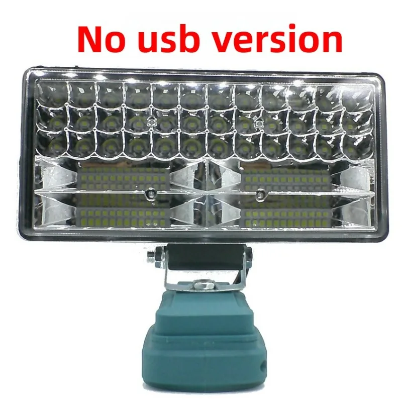 LED-Arbeitslicht, Baustelle, Scheinwerfer, Werkzeug für Makita 18 V Akku, Lampe, Flutlicht, Taschenlampe (keine Batterie) Image