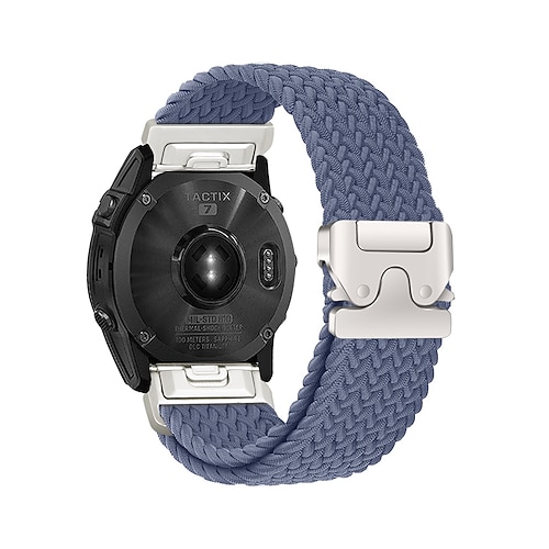 Quickfit 22 mm/26 mm Silikon-Smartwatch-Armband für Garmin Fenix 7x/7 Solar/6x/6 Pro/5/5x Plus/3/3hr/Epix Image