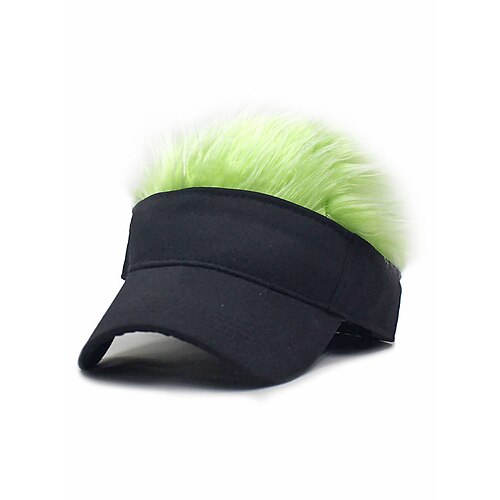Polyester-Visier für Herren mit farbenfroher Kunstperücke, erhältlich in verschiedenen Farben, perfekt für den St. Patrick's Day, Karneval und festliche Anlässe. - Lightinthebox.com/de