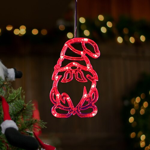 Osterfensterbeleuchtung, schneeballförmige Fensterlichter in Eiform, die hell und funkelnd für die Fensterdekoration im Innen- und Außenbereich geeignet sind Image