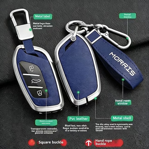 Luxuriöses Autoschlüsselgehäuse für das neue Crown 5-Schlüssel-Modell der zweiten Generation (2021), passend für MG5, MG4 (2023), MG4, EV, MG HS, GT, ZS, EV, ZX und MG6. Image