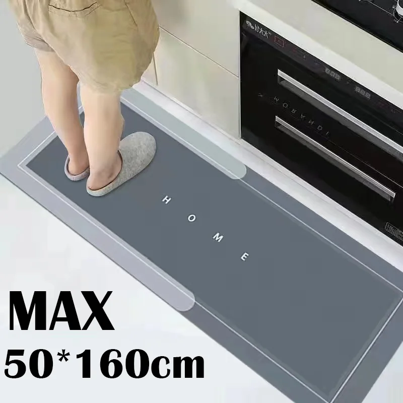 Kitchen Floor Mat Bedroom Living Room Long Soft Rug Hallway Decor Carpet Bathroom Entrance Doormat Anti slip Absorb Water Mat