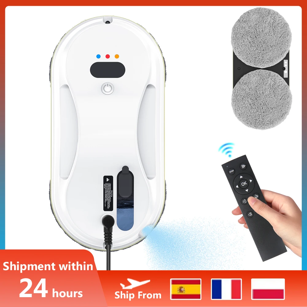 Robot nettoyeur de vitres Ultra fin, aspirateur, appareil ménager intelligent, nettoyage automatique des vitres, lavage des vitres, vadrouilles électriques pour sol