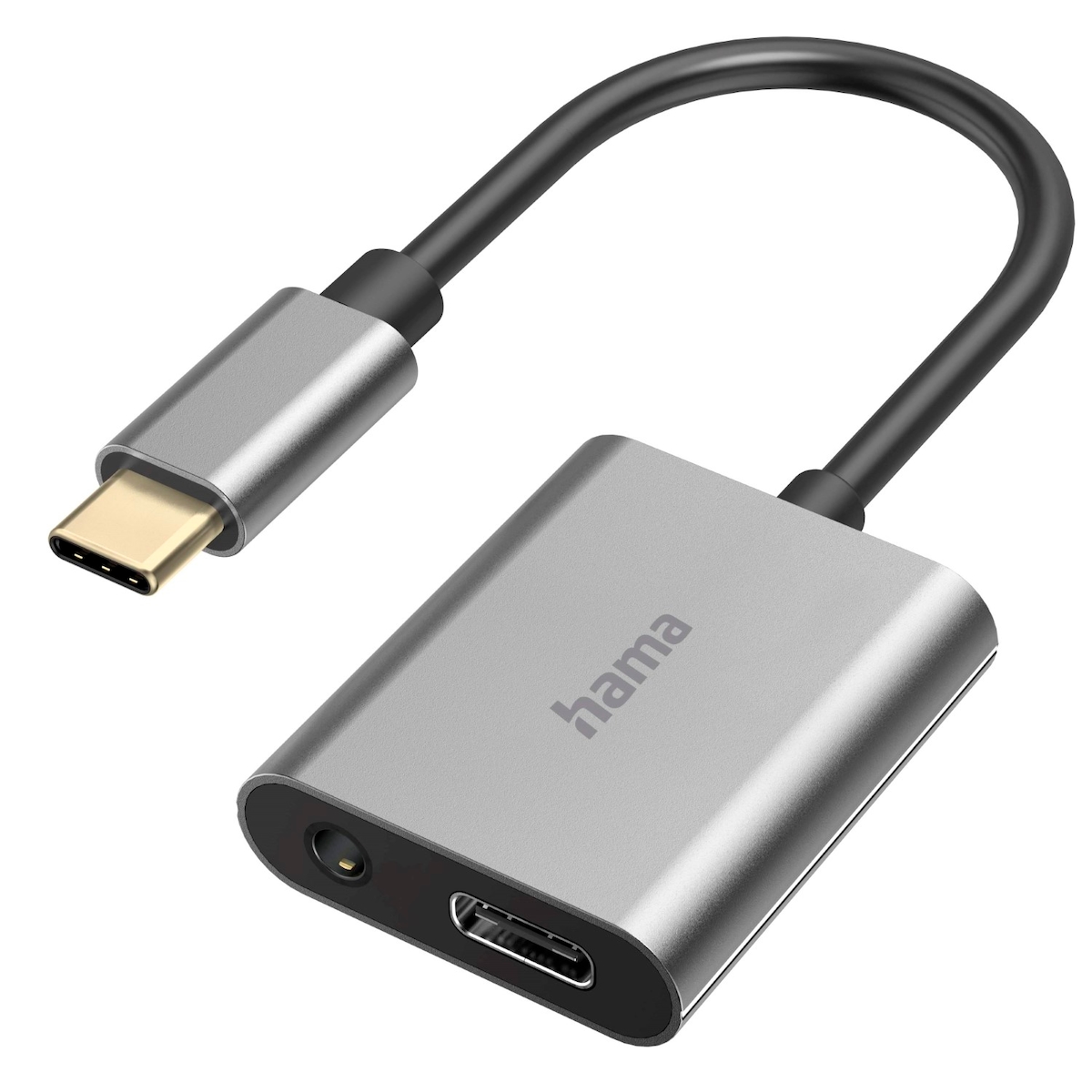 2in1 USB-C auf 3,5mm Audio-Adapter mit Ladefunktion Image
