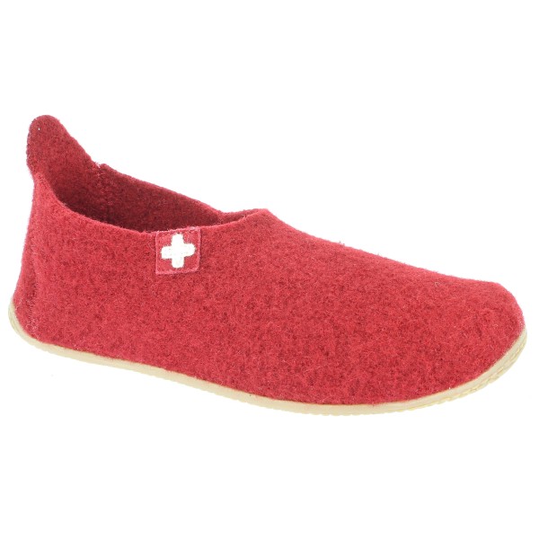 Living Kitzbühel - Slipper Schweizer Kreuz No. 4249 - Hüttenschuhe 38 | EU 38 rot