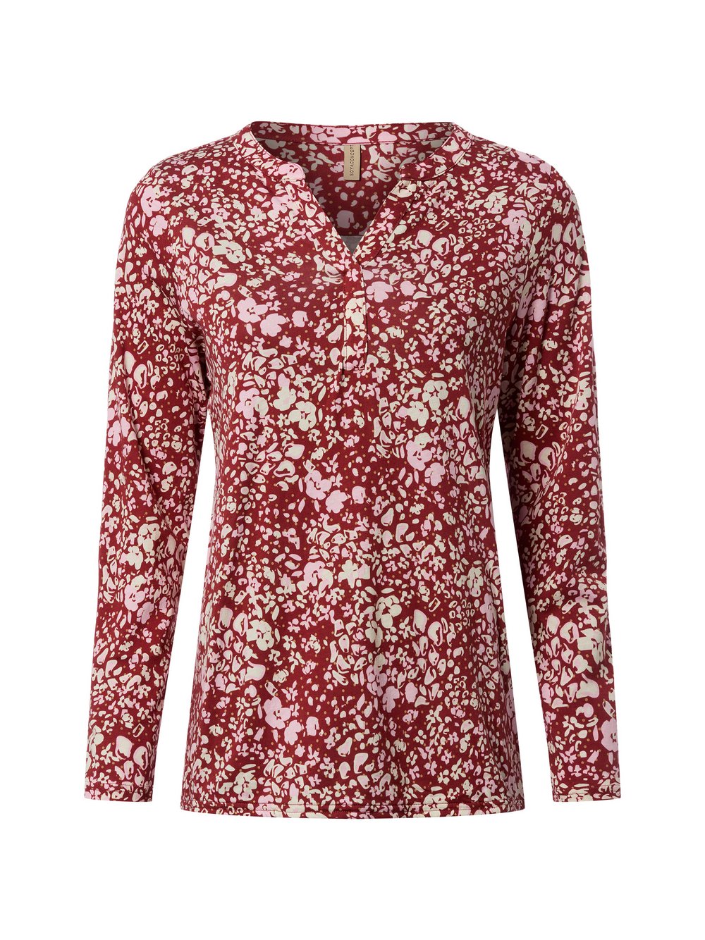 soyaconcept® Langarmshirt Damen bordeaux, S Image