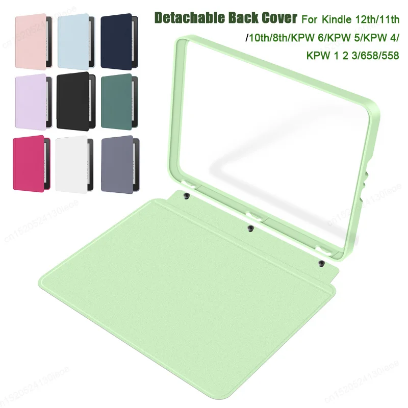 Abnehmbare Hülle für Kindle Colorsoft Paperwhite 6, 12., 11., 10., 8. Generation, Abdeckung für Kindle Paperwhite 5 4 3 2 1 Hülle Funda Image