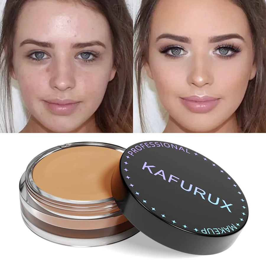 Wasserdichter 9-Farben-Concealer mit vollständiger Abdeckung für Narben, natürliche Finish-Grundierung für alle Hauttöne und Gesichts-Make-up-Grundlagen als Geschenk Image