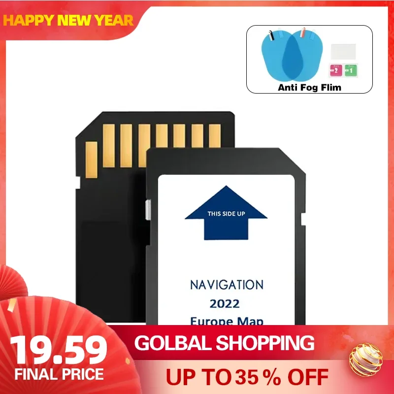 Europa Navigation SD-Karte GPS-Software Sat NAV-Karte 2022 für IVECO Stralis Hi-Way Car Image
