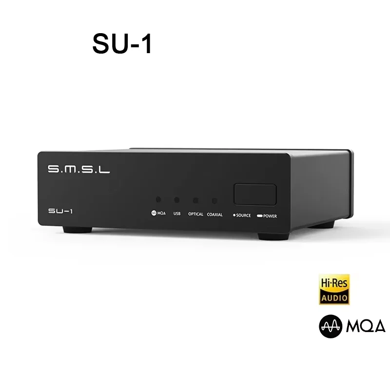 SMSL SU-1 décodeur Audio MQA Audio haute résolution DAC haute résolution Mini décodeur de bureau MQA-CD XMOS XU-316 768 kHz/32 bits DSD512 AK4493S