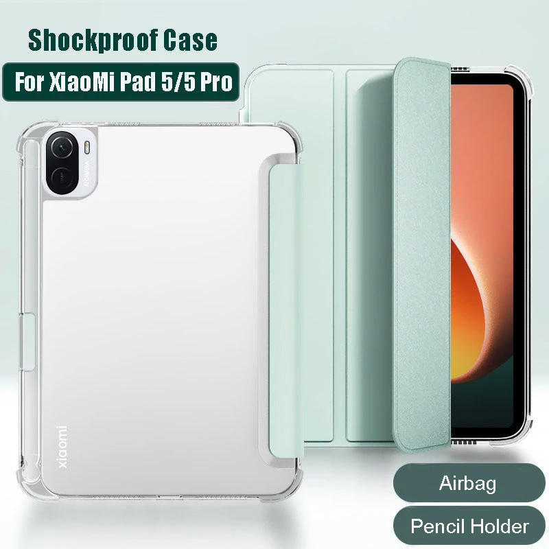 Mit Stifthalter-Hülle für Redmi Pad SE 11 Redmi Pad 2 Pro 12,1 11 K pad 8,8 Smart Cover Xiaomi MiPad 5 6 Pro 11 6S 12,4 8 pro 11,2 7 pro11,2 Funda Image