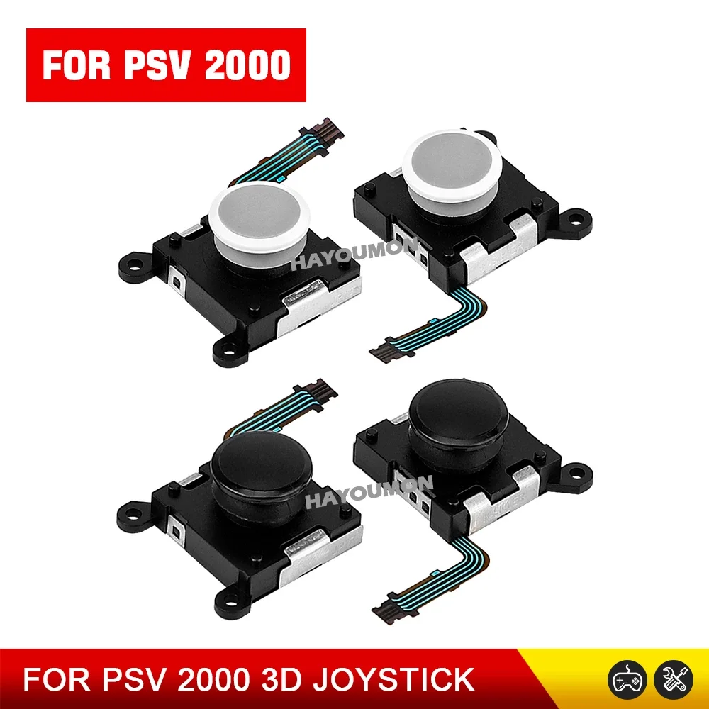 Black White New Replacement Thumb Stick Button 3D Analog Joystick Rocker for PS Vita PSVITA PSV 2000 Controller Accessories