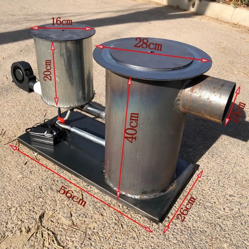 Abfallöl-Heißluftofen für Gewächshausheizung, Außenbereich, kompatibel mit Motoröl, tragbar, effizient Image