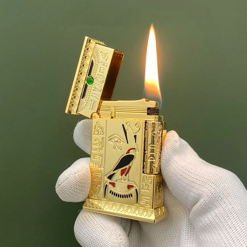 Good Luck HYD-R10-056 97 Return Commemorative Side Sliding Sonic Kerosen Feuerzeug Metall Speziell für Männer Image