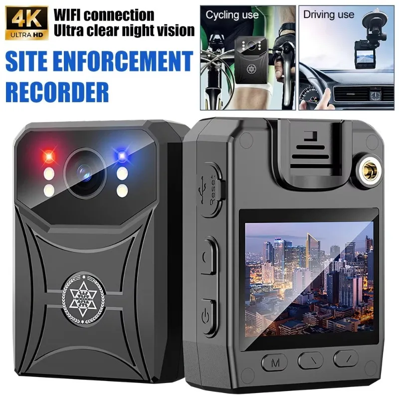 4K Ultra HD 1080P Mini Camcorder WiFi Tragbare Digitale Video Recorder Polizei Körper Kamera IR Nachtsicht Sport zurück Clip DV Image