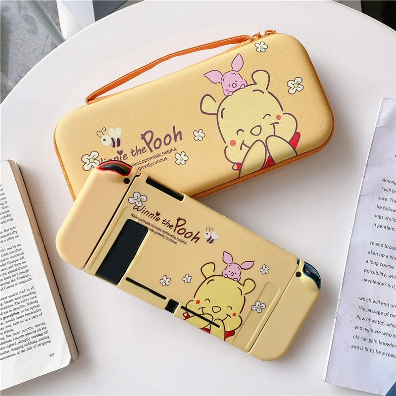 Disney Winnie The Pooh Für Switch Fall Shell Schutzhülle Split Gehäuse Box Für Nintendo Schalter Zubehör NS Konsole TPU Fundas Image