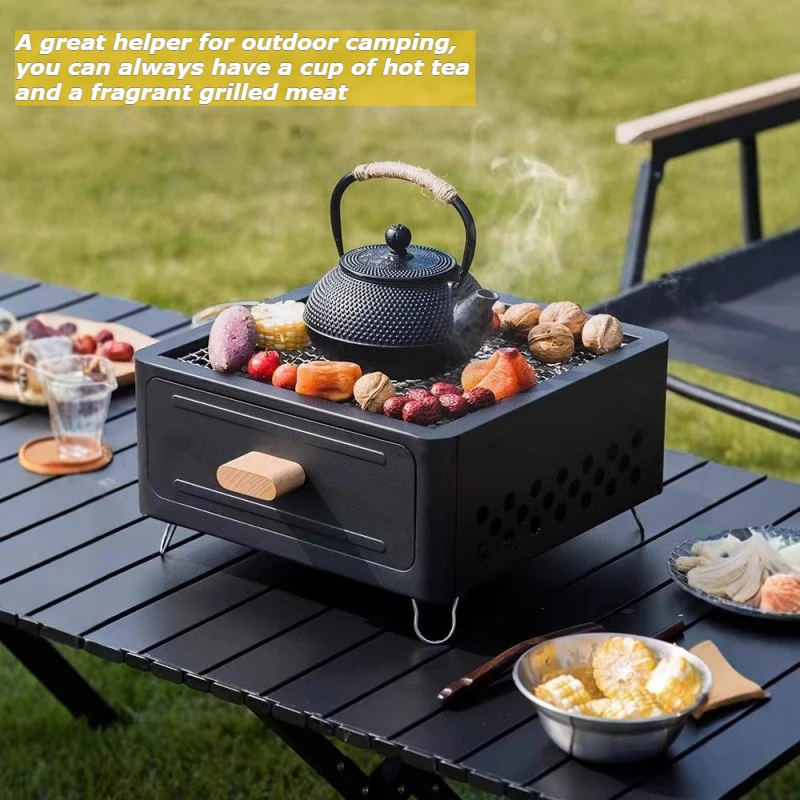 Grill de barbecue domestique, pratique à transporter, barbecue d