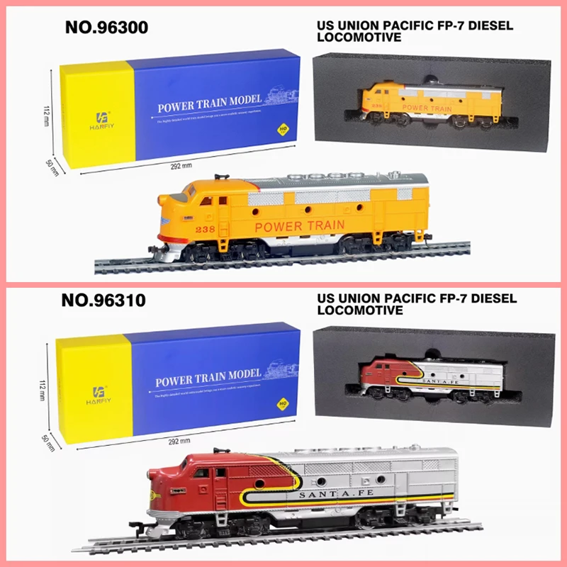 HO Maßstab HF 1:87 Union Pacific FP-7 Diesellokomotive Zugmodell mit Antrieb für Erwachsenen-Sammler, Statische Ausstellungsmodelle Image