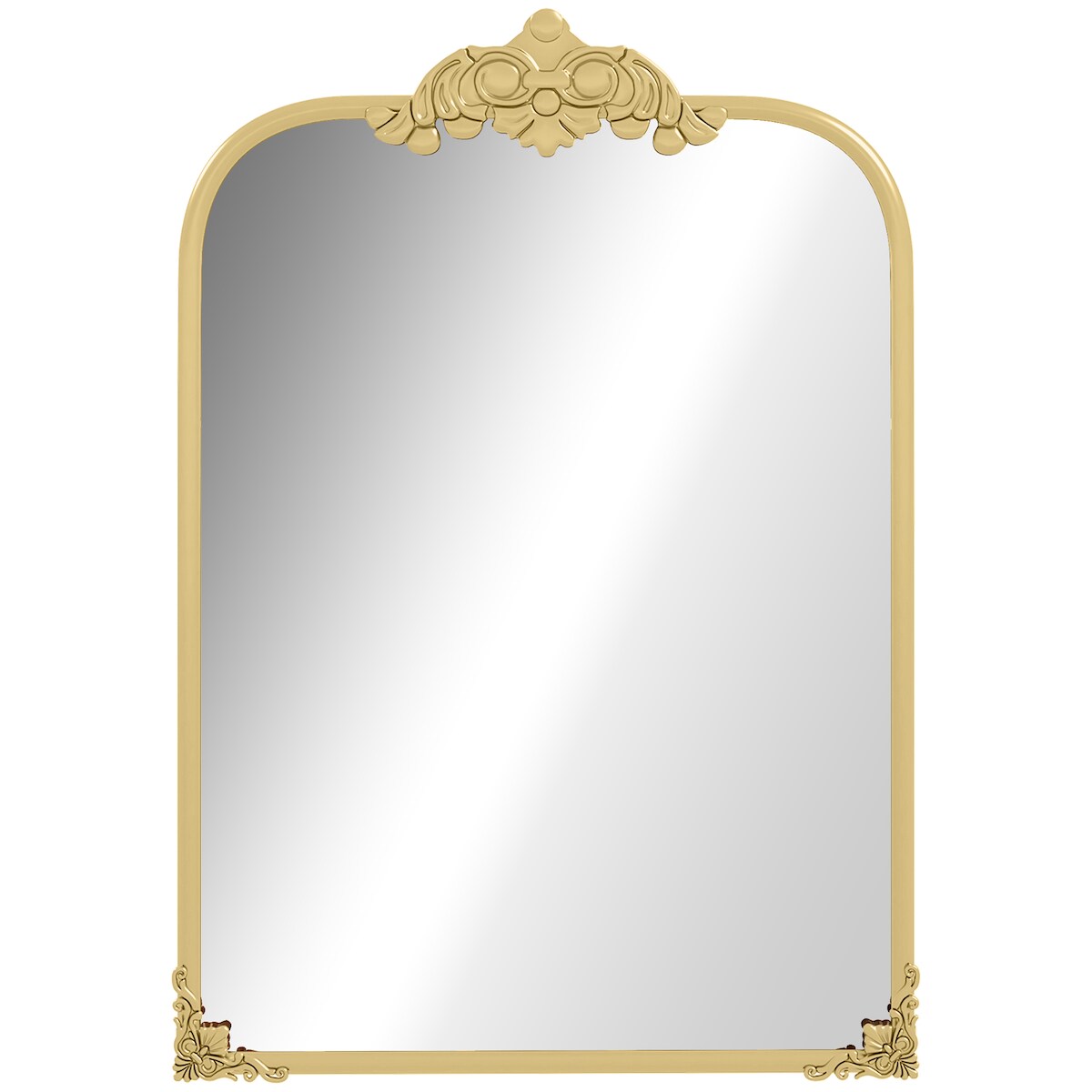 HOMCOM - Wandspiegel - 60L x 3B x 87H cm - gold Image