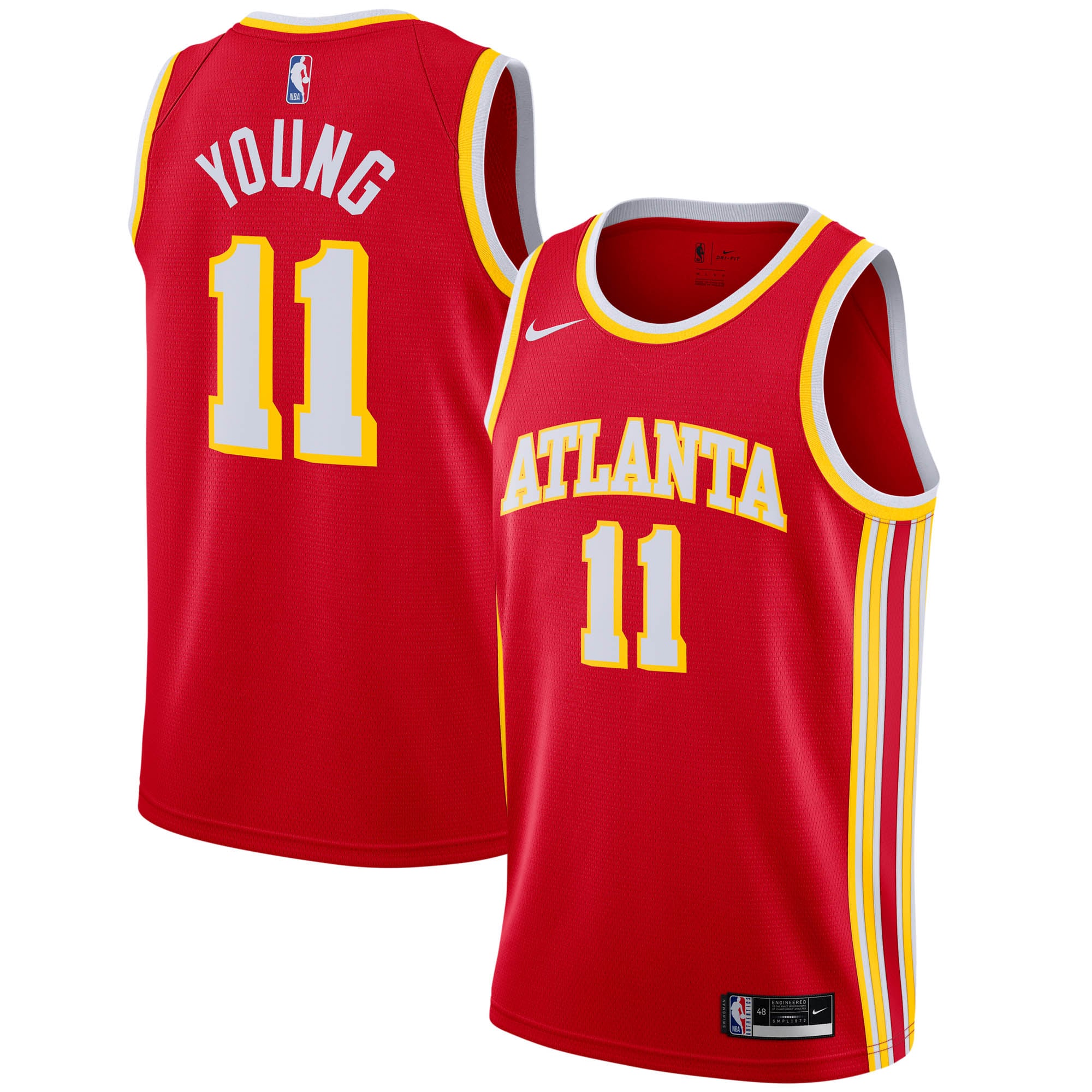 Maillot Atlanta Hawks Nike Icon Swingman - Trae Young - Homme - Homme Taille: XL