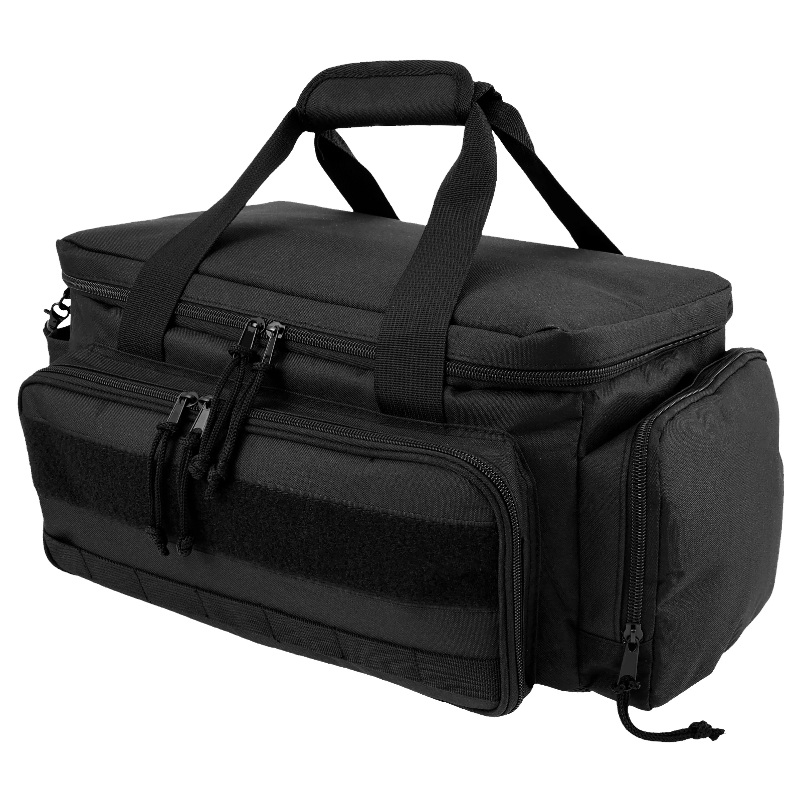 Sac à outils en Nylon, sac de rangement pour outils à main, sac de rangement d'outils multi-poches avec poignée rembourrée, sac fourre-tout pour outils d'électricien à grande ouverture