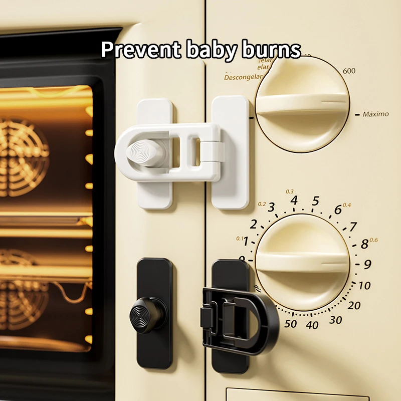 1/3Pcs Hause Kühlschrank Schloss Kühlschrank Gefrierschrank Tür Fang Schloss Kleinkind Kinder Kind Ofen Schrank Sicherheit Lock für Baby Sicherheit Lock Image