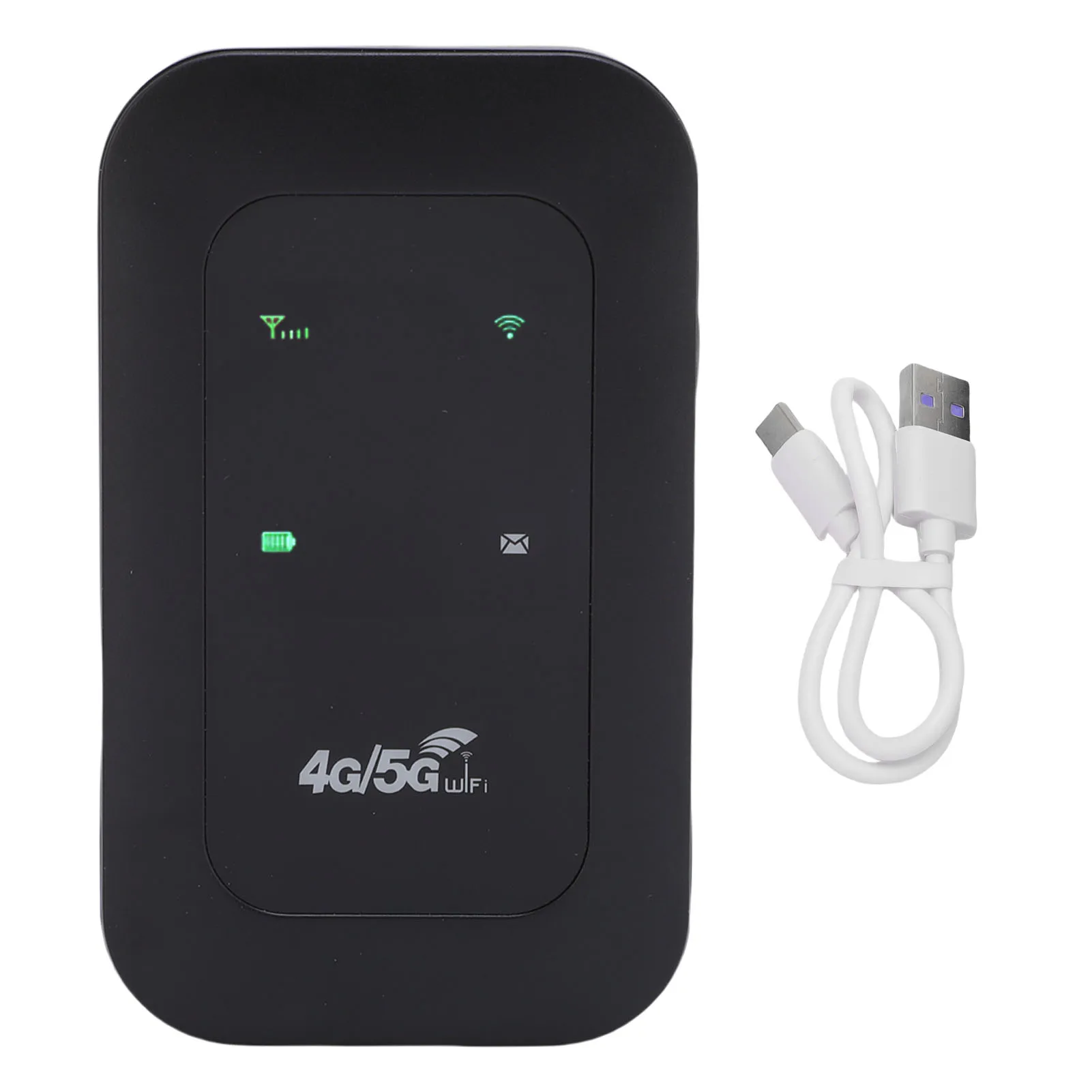 4G 5G LTE Mobile WiFi Router Hotspot unterstützt 10 verbundene Geräte für Reisen 300 Mbit/s Hochgeschwindigkeits-SIM-Kartensteckplatz Farb-LED-Anzeige Image