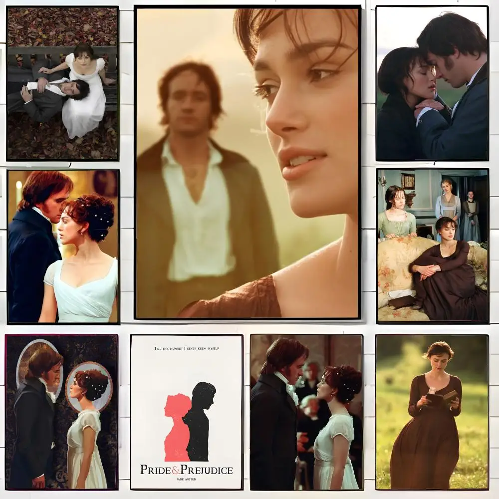 P-Pride & P-Prejudice Romantik Film Poster Leinwand Wand Kunstdruck Poster Dekorative Wandbild Home Decor Geschenk Ungerahmt