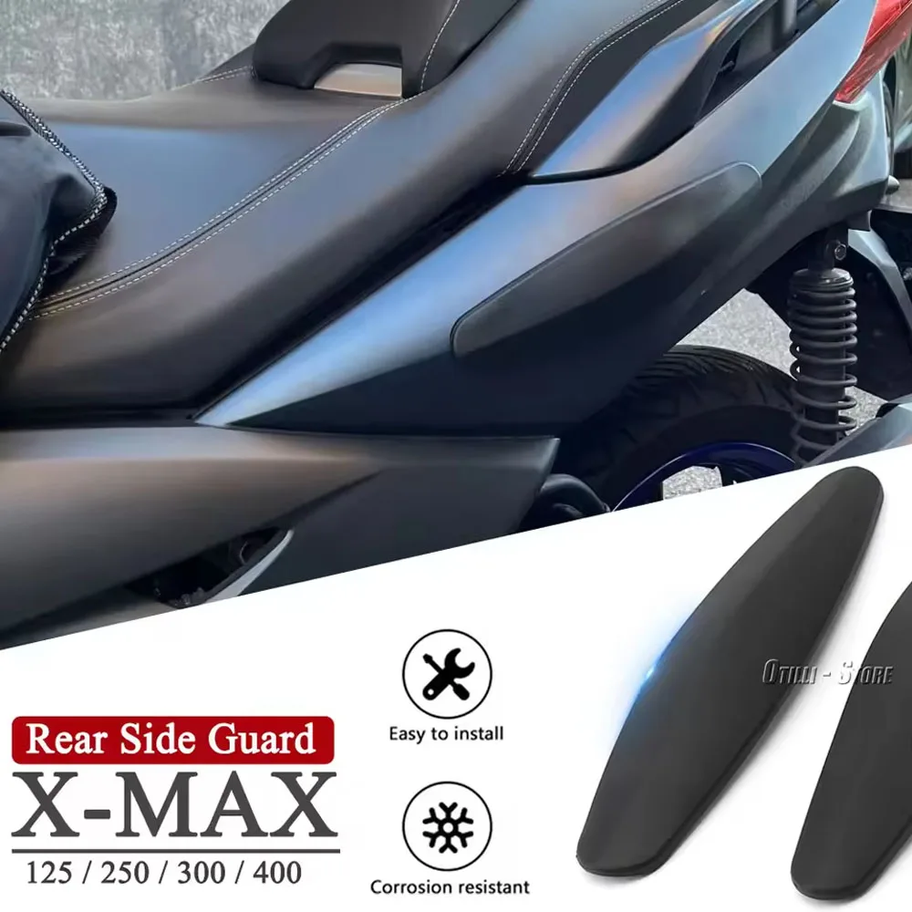 Per Yamaha XMAX 125 X-MAX 250 X-MAX 300 X-MAX 400 Moto Anti Scratch Adesivo Lato Nero Strisce di Protezione Modanature