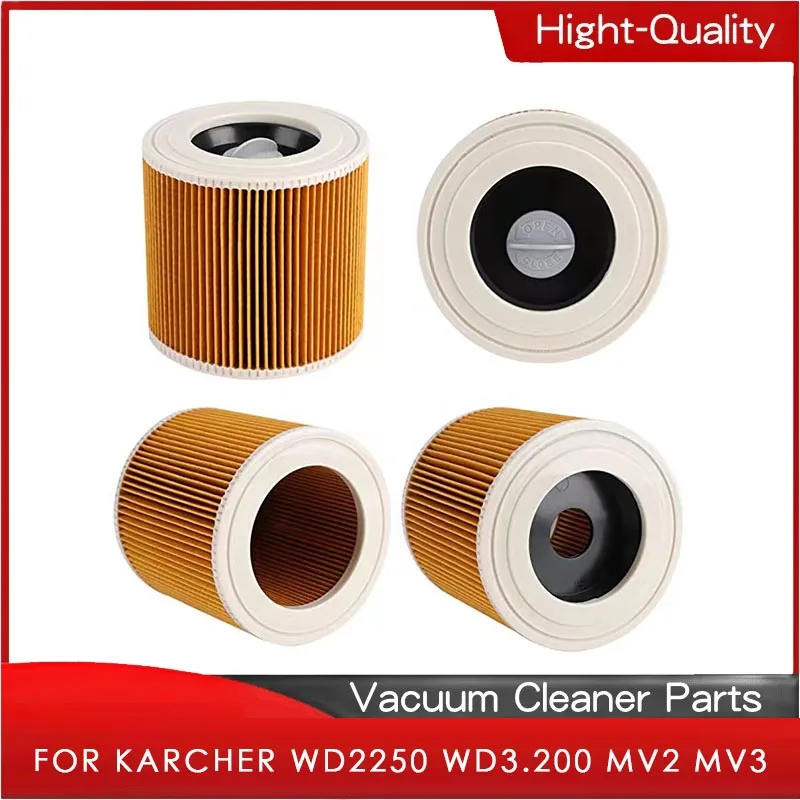 HEPA-Filter für Karcher WD2250 WD3.200 MV2 MV3 WD3 WD2 Staubsauger Teile Zubehör Filter Staubbeutel Image