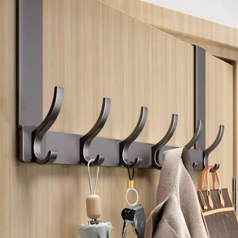 Haken über der Tür Home Organizer Rack Kleidung Mantel Hut Handtuchhalter Badezimmer Zubehör Halter Türhaken