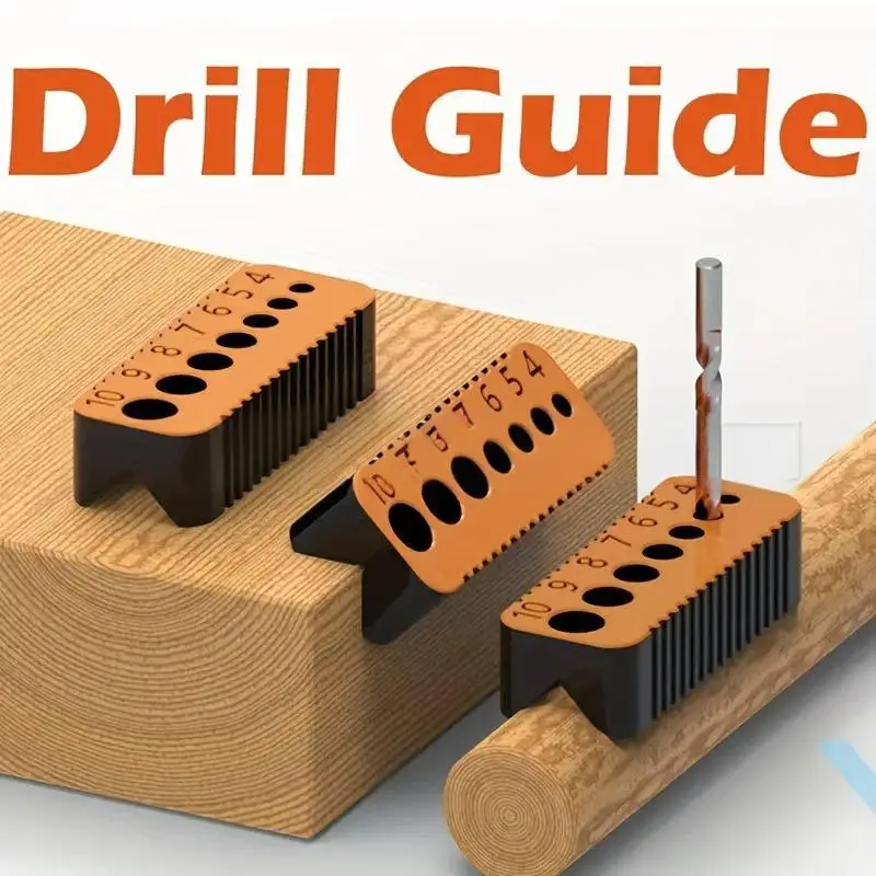 Bohrer Guide Für 4/5/6/7/8/9/10mm Löcher Bohrer DIY Bohrer Jig Block Gelenke Werkzeug Multifunktionale Präzision Zubehör Image
