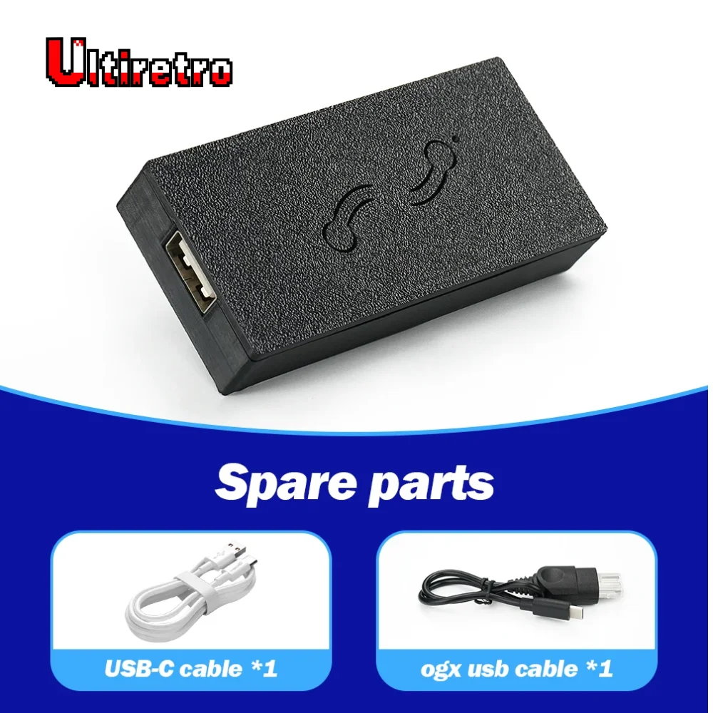 OGX-Mini Open-Source-Gamepad-Konverter, Multi-Platform-Controller, Konverter, Plug-and-Play, Original Xbox/PS3/Switch/PC