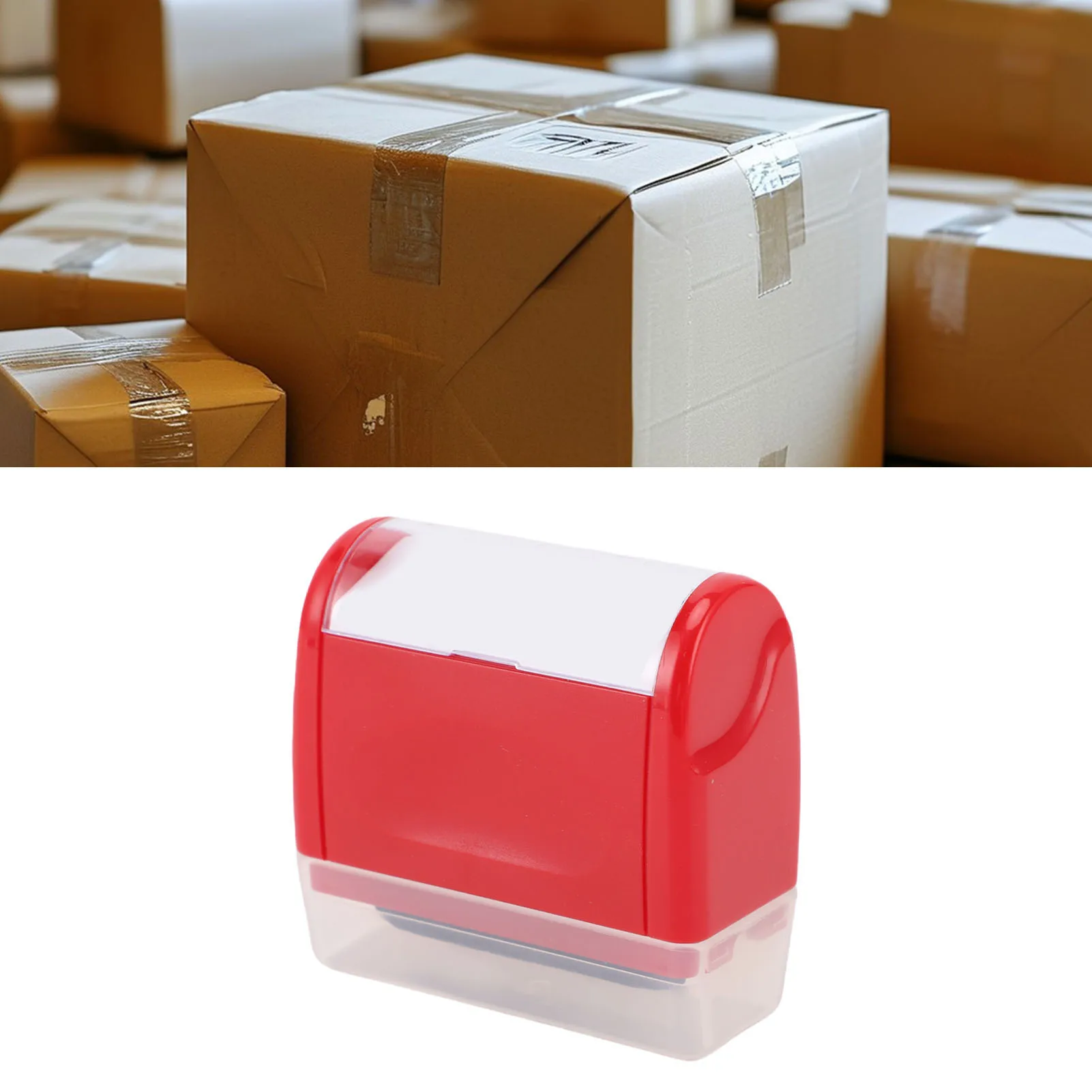 ID-Schutz-Tintenroller-Stempel, tragbarer ID-Sicherheitsroller mit 3 Nachfülltinten für Rechnungen, Autorisierungsdokumente Image