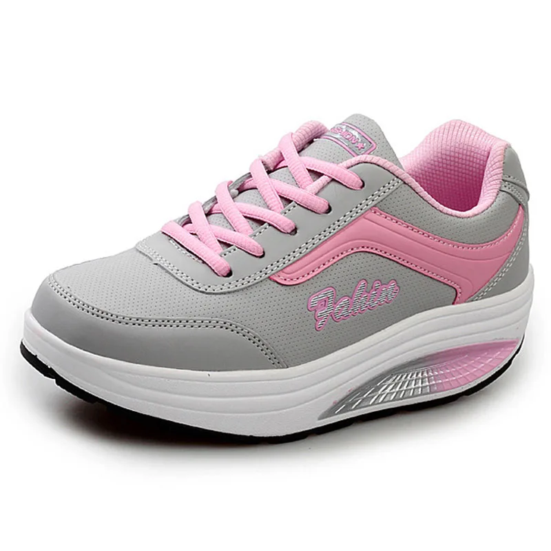 Frauen Turnschuhe Herbst Spitze Up Vulkanisierte Schuhe Frau Casual Plattform Sneaker Frauen Sommer Atmungsaktives Mesh Schuhe Schuhe WSH3779 Image