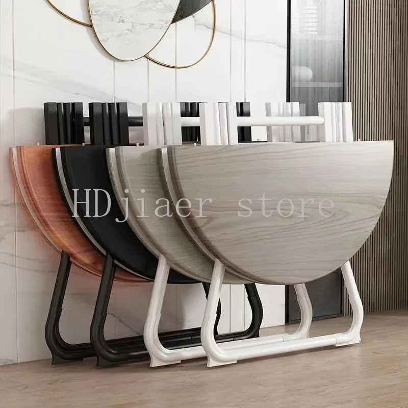 Klappbares rundes Tisch- und Stuhlset – Heimgebrauch für kleine Räume, Esstisch/Balkon-Freizeittisch, tragbarer faltbarer Schreibtisch