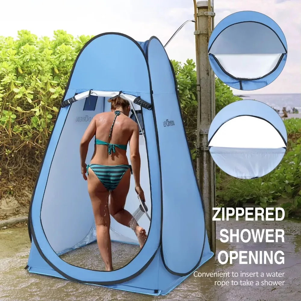 Camping Strand Instant Dusche Zelt Pop Up Privatsphäre Shelter Toilette mit Fenster One-touch Ultraleicht Ändern Zelte Tragbare Outdoor