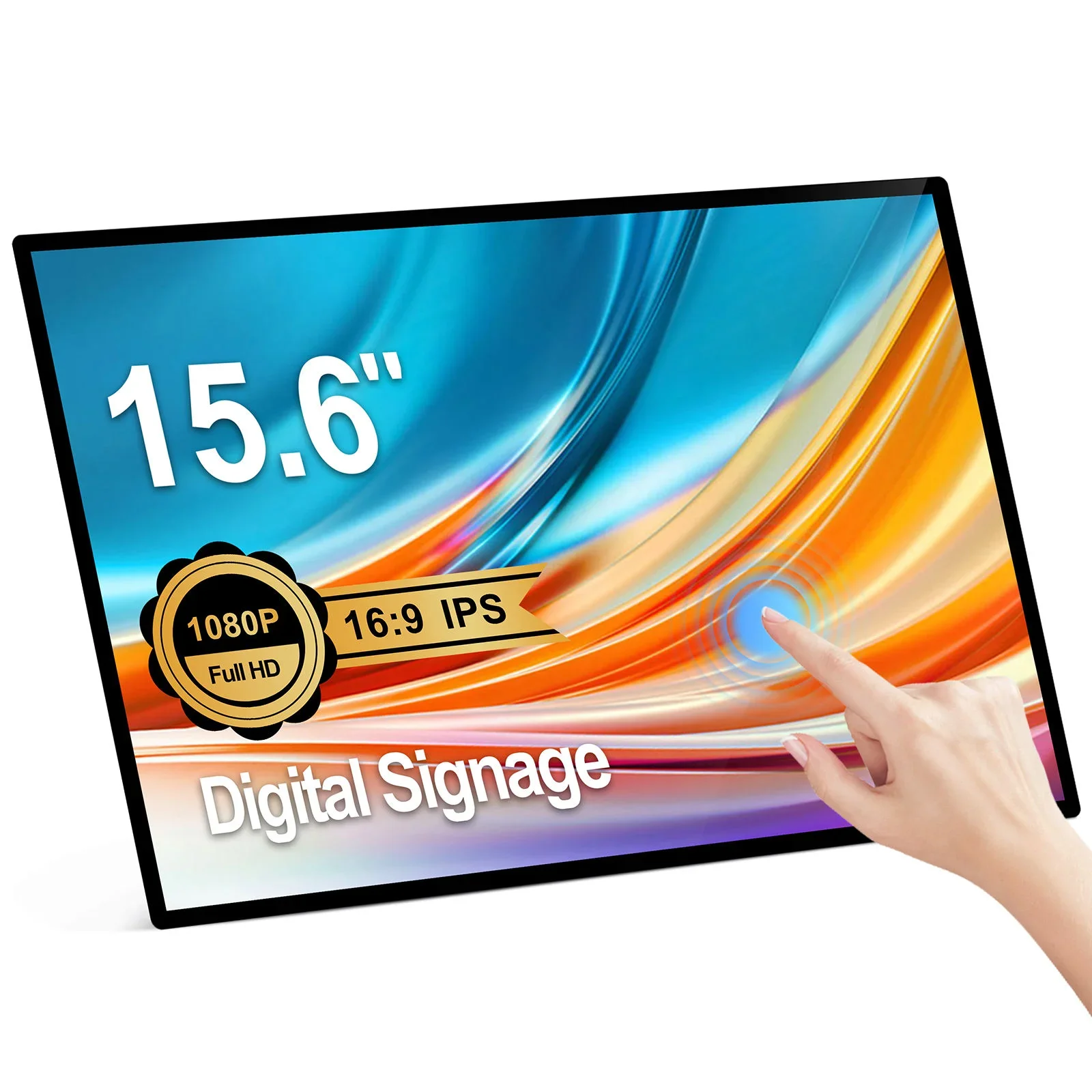 15,6 Zoll Touch All-in-One-Gerät Android 14 RK3576 8-Kern ultradünner Tablet-Computer Desktop-Wandmontage FHD POE Image