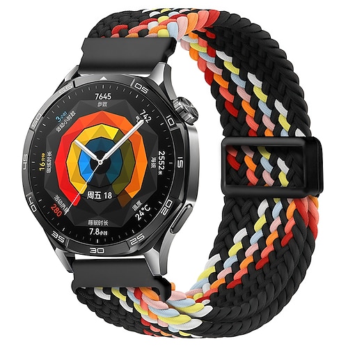 Uhrenarmband für Garmin Venu 4 3 Sq 2 Plus Vivoactive 6 5 4 Approach S50 S70 S42 Forerunner 970 570 165 265 965 955 255 55 Vívomove Sport D2 Air X10 Stoff Ersatz Gurt Schnellspanner Sportarmband Image