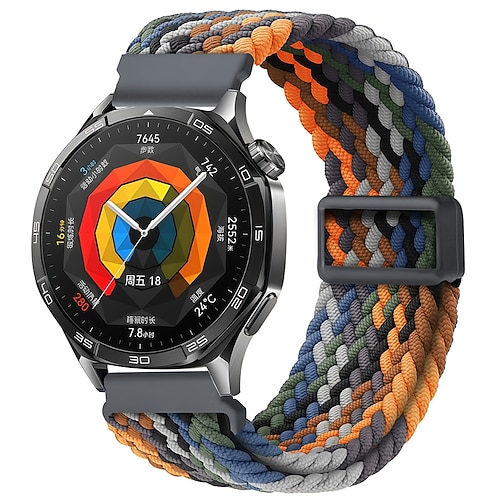 Uhrenarmband für Garmin Venu 4 3 Sq 2 Plus Vivoactive 6 5 4 Approach S50 S70 S42 Forerunner 970 570 165 265 965 955 255 55 Vívomove Sport D2 Air X10 Stoff Ersatz Gurt Schnellspanner Sportarmband Image